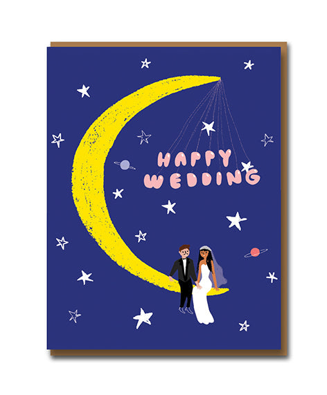 Moonlight Wedding Card