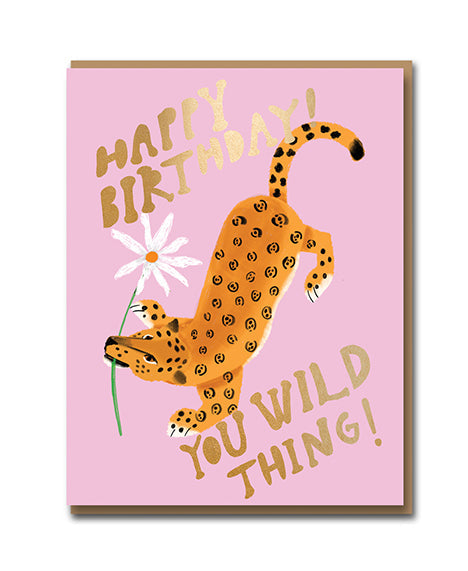Wild Thing Birthday Card