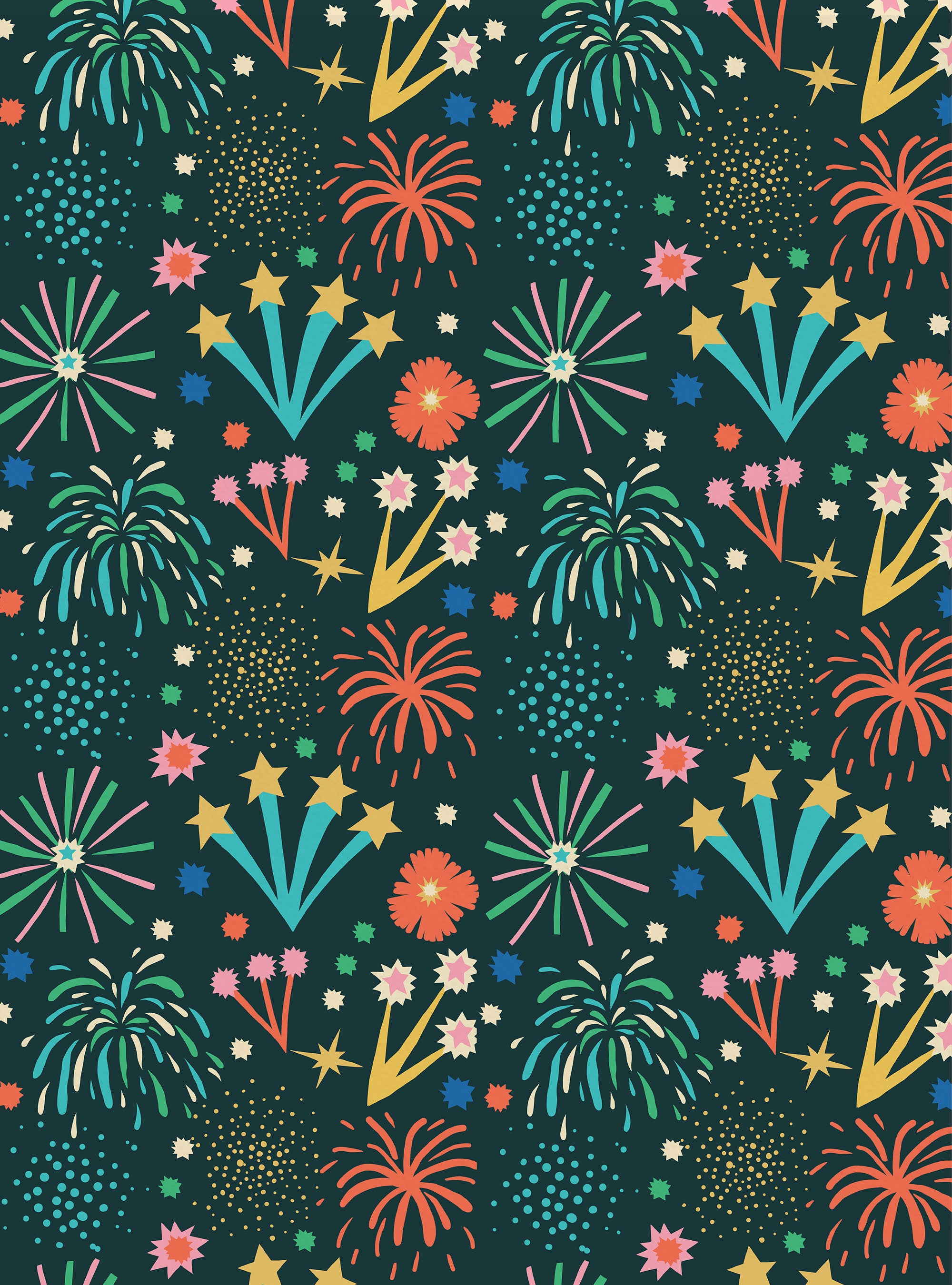 Abstract Fireworks Wrap (2232)