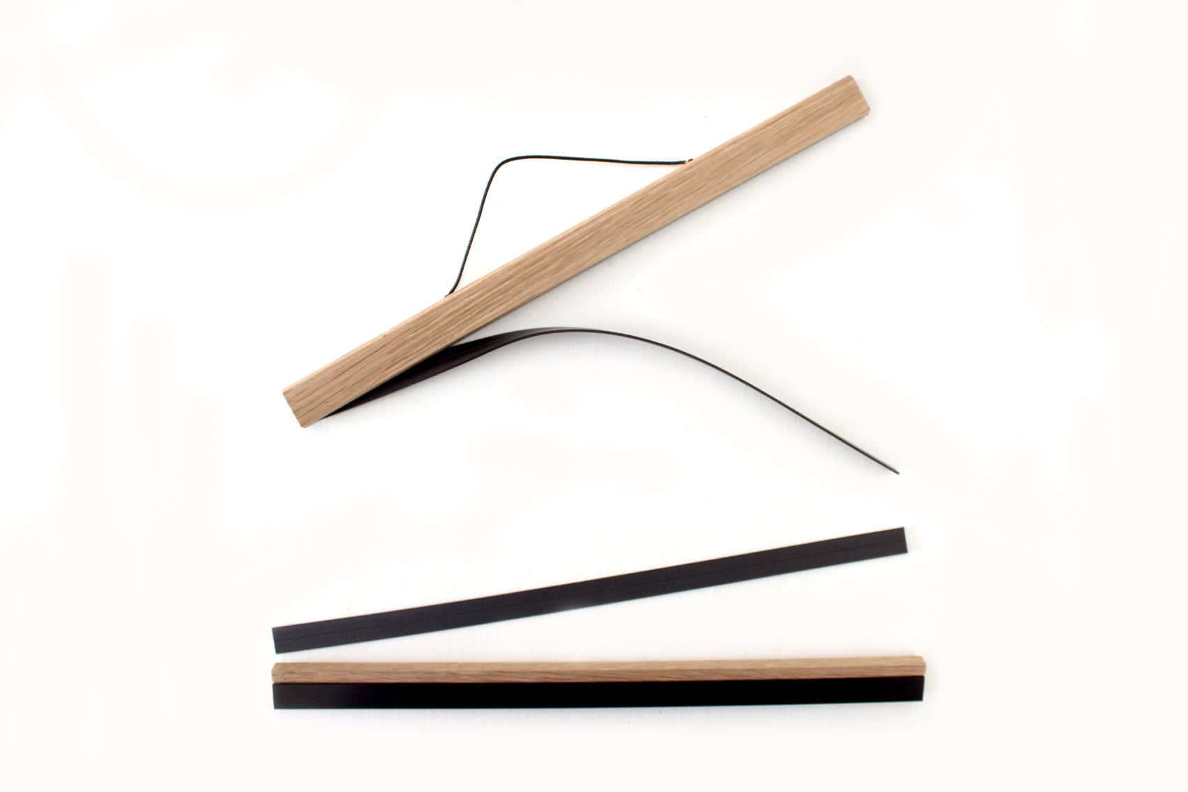 50cm Oak Poster Hanger