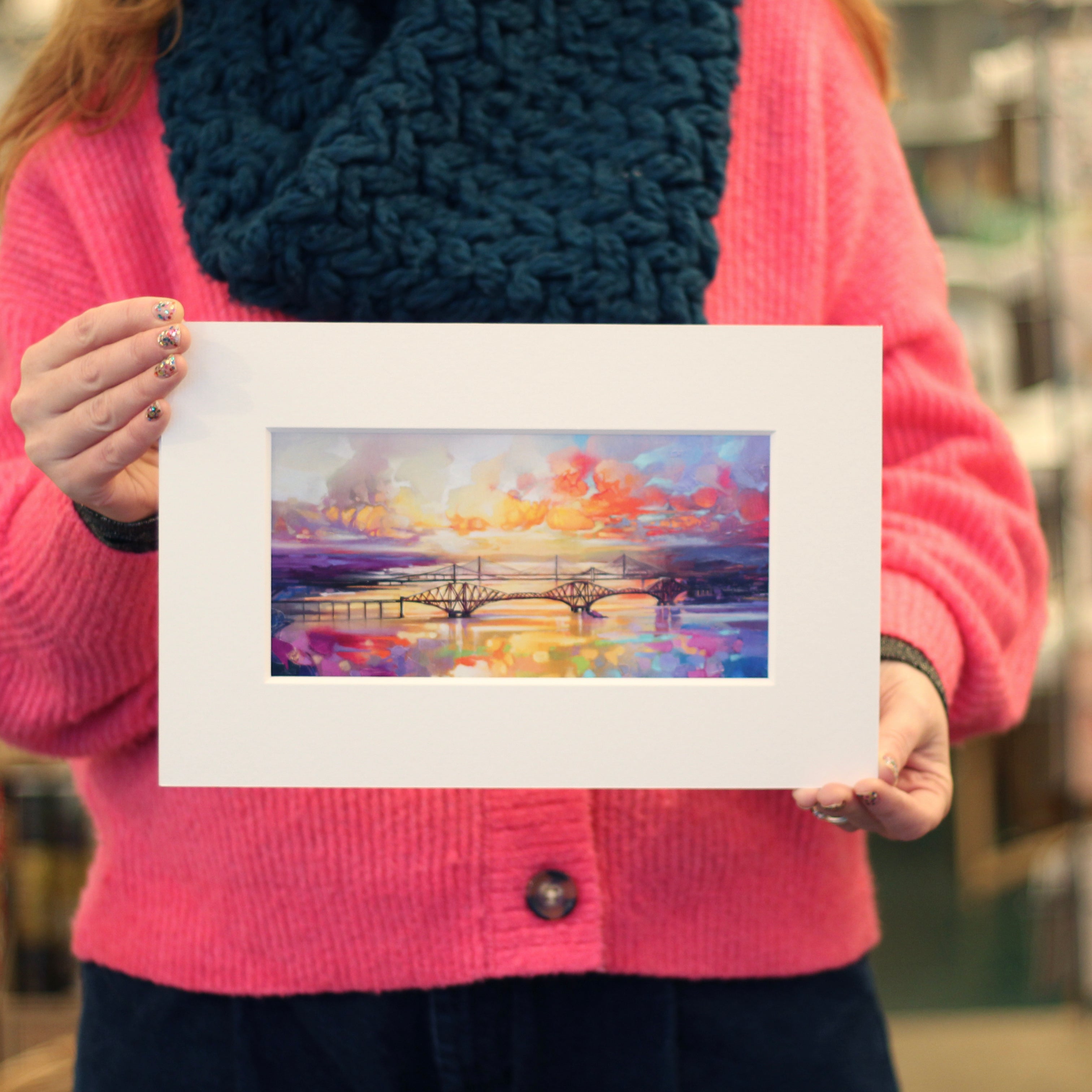 Three Bridges Mounted Art Print