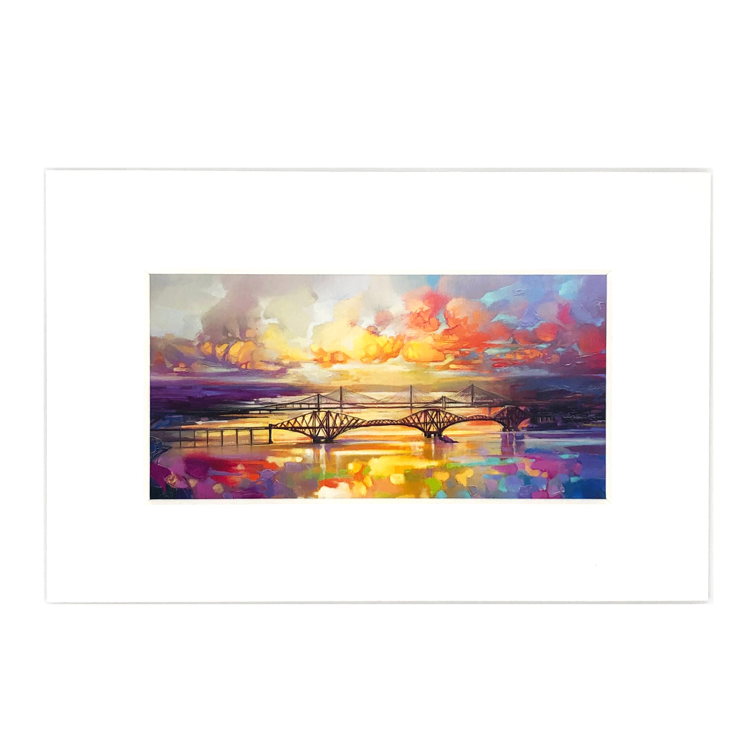 Three Bridges Mounted Art Print