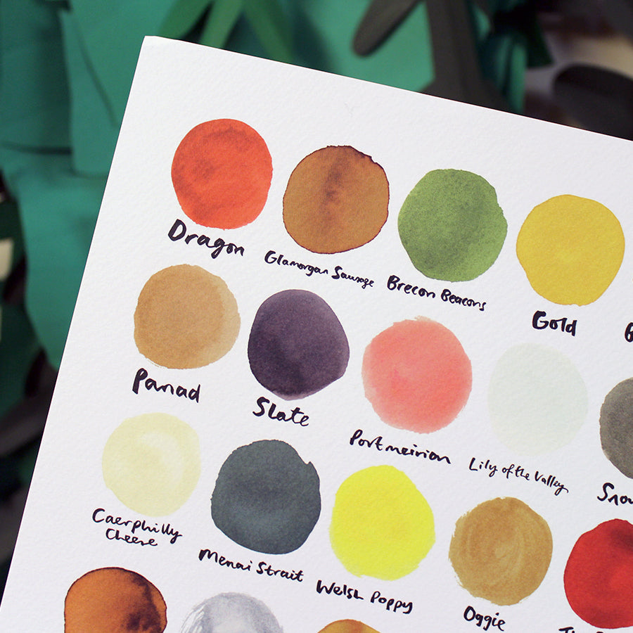 50 Shades of Wales Print