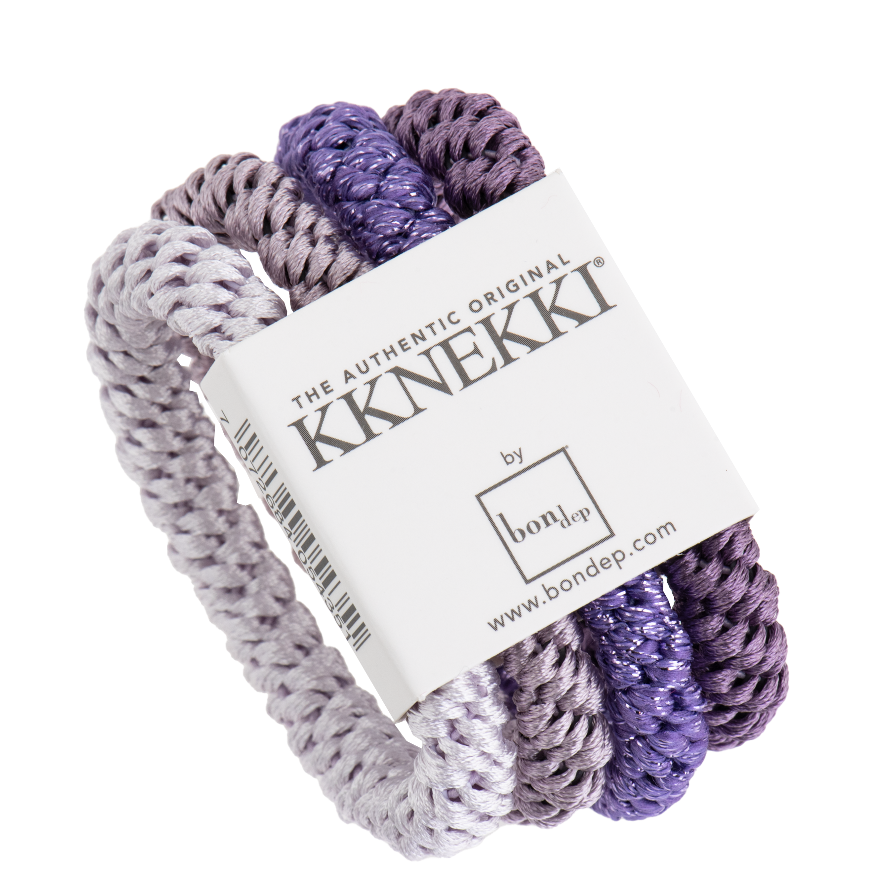 Set Of 4 Shades Of Purple Kknekki Hair Ties