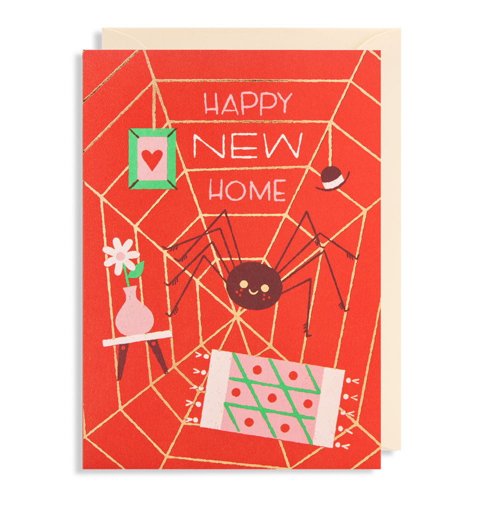 Spider Web New Home Card