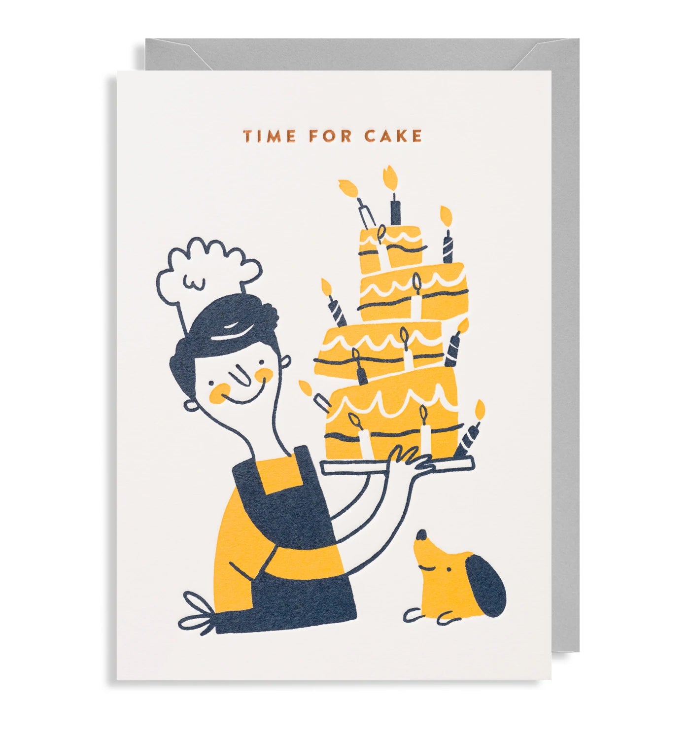 Time For Cake Birthday Card