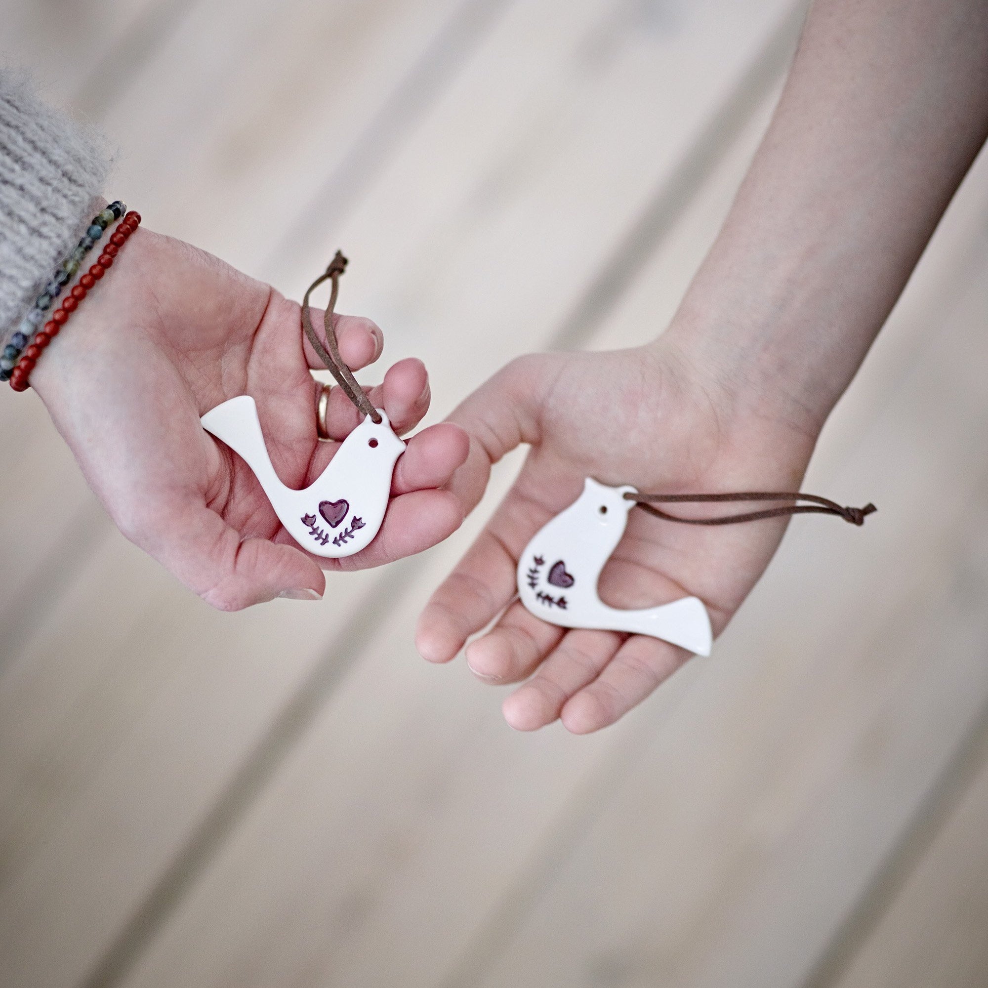 Ceramic Turtle Dove Decoration