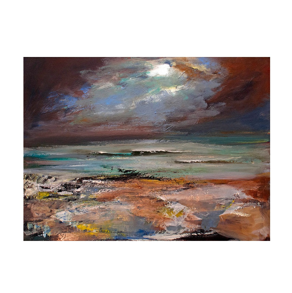 At The Beach Art Print