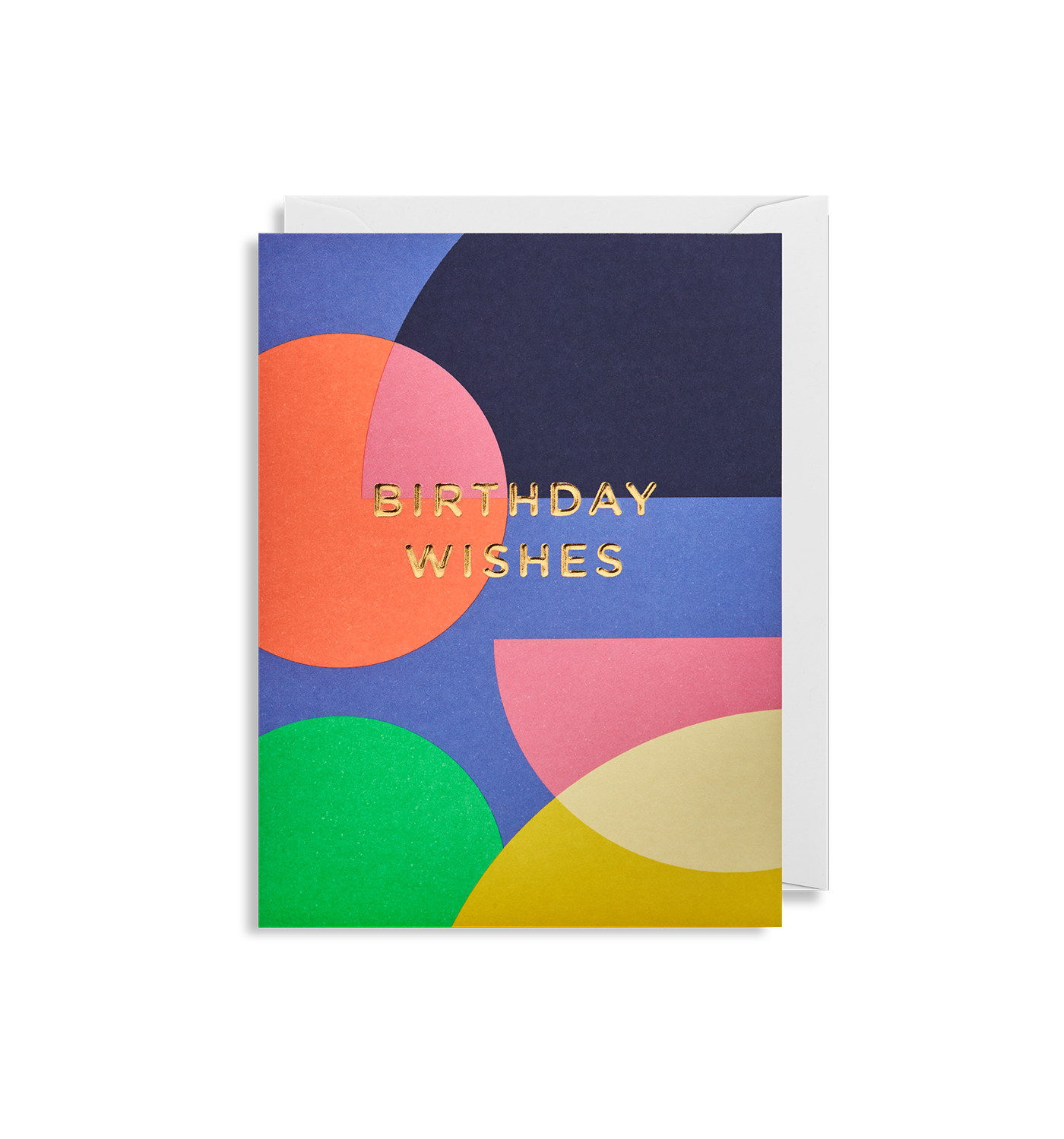 Birthday Wishes Geometric Mini Card