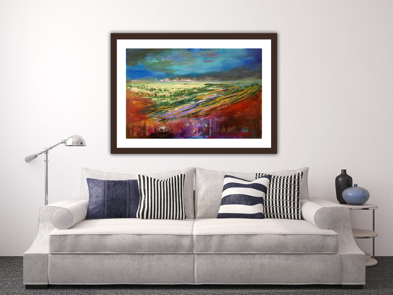 Blushing Heather Art Print