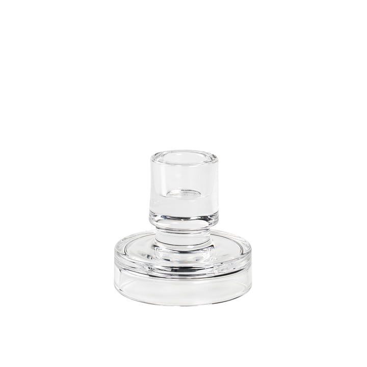 Petra Clear Glass Candle Holder