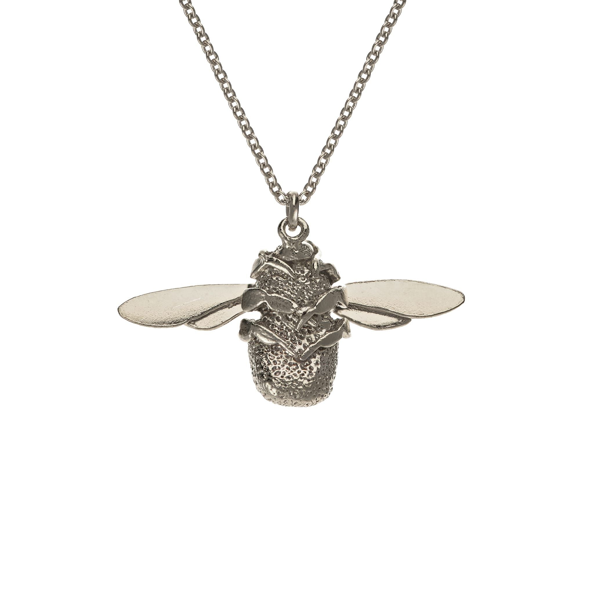 Bumblebee Necklace - Silver