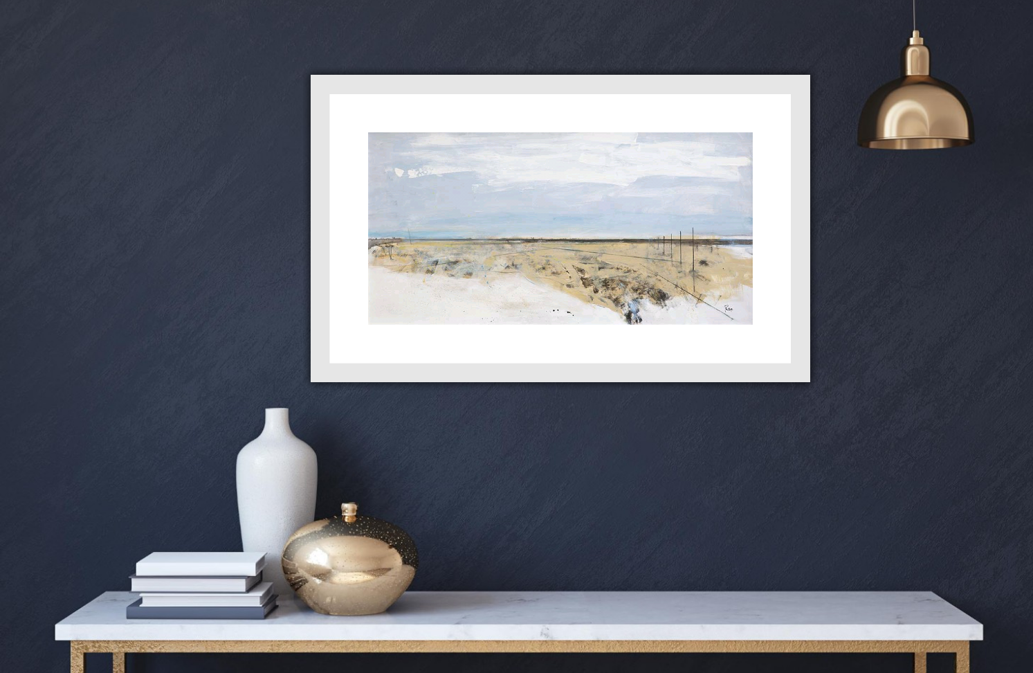 Large Causeway Art Print