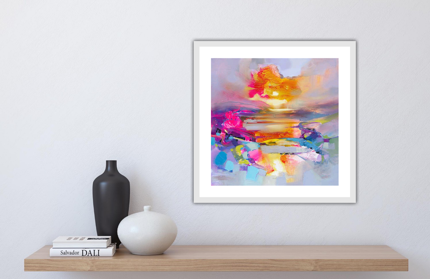 Colour Combustion Art Print