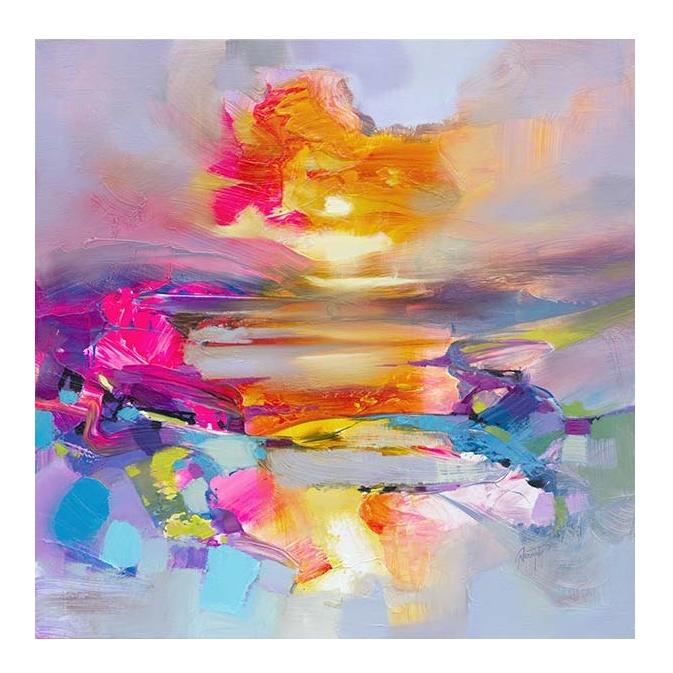 Colour Combustion Art Print