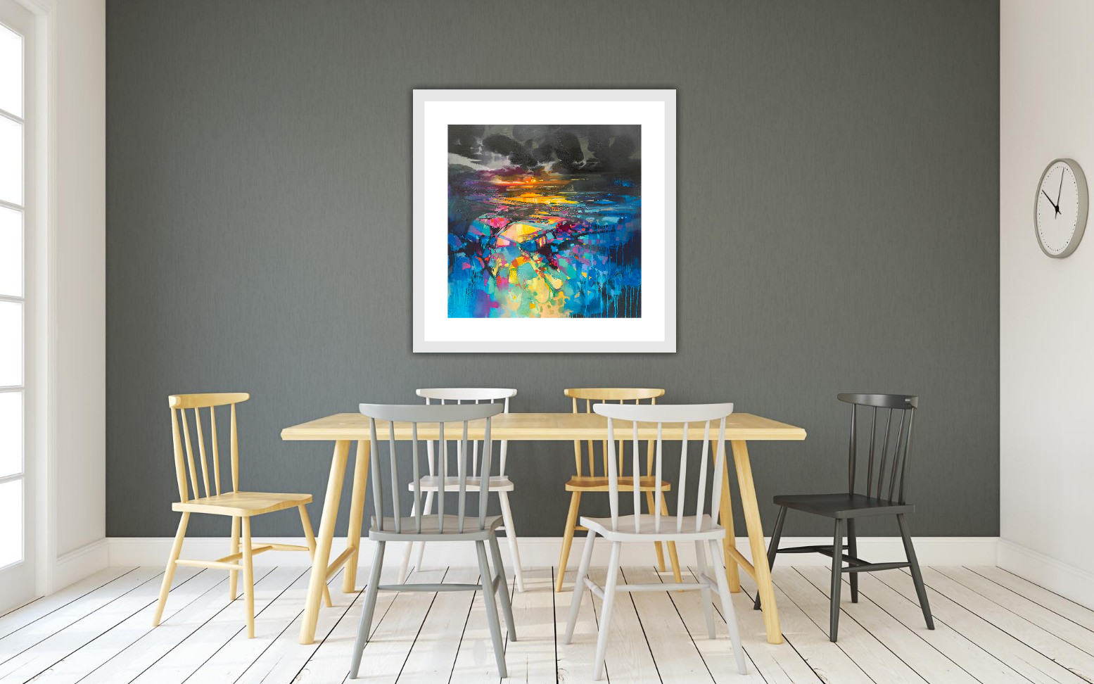 Colour From Darkness Art Print