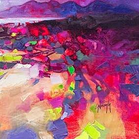 Colours of Arisaig Art Print