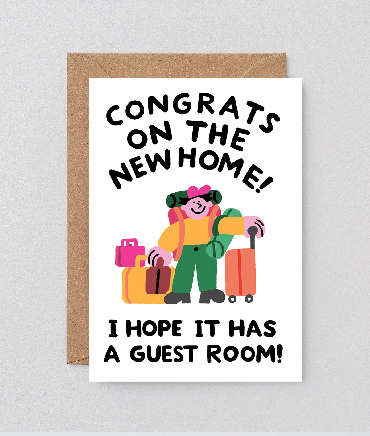 New Home With A Guest Room Card