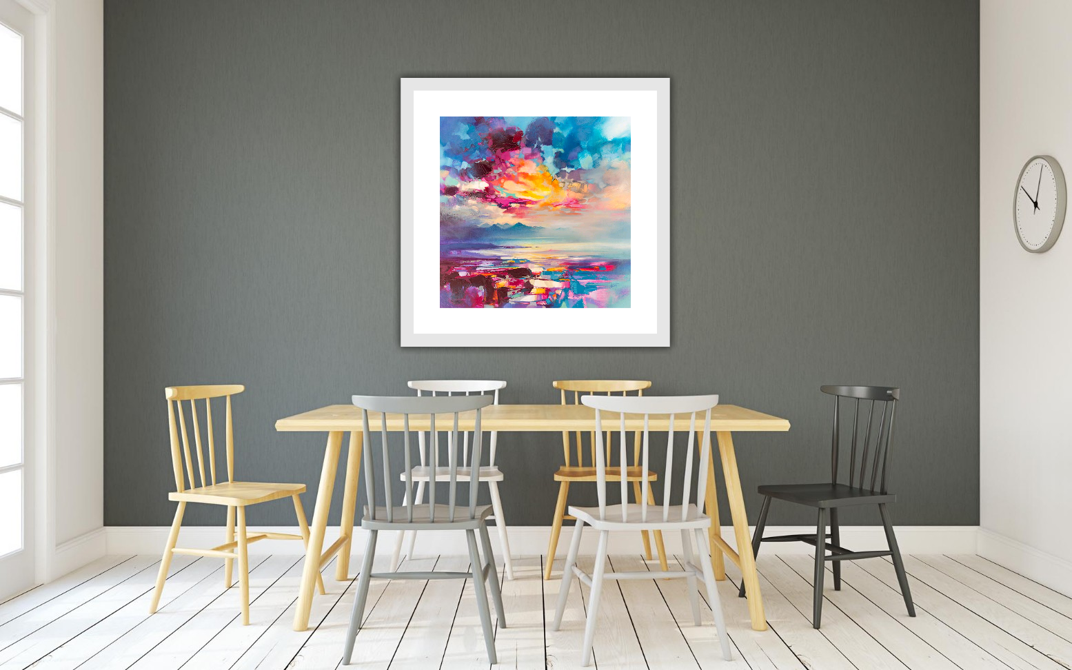 Cuillins Emerge Art Print