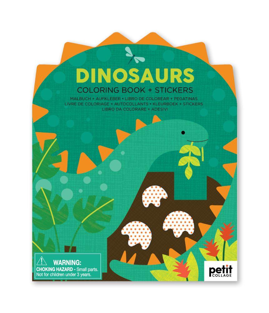 Dinosaurs Colouring Book & Stickers