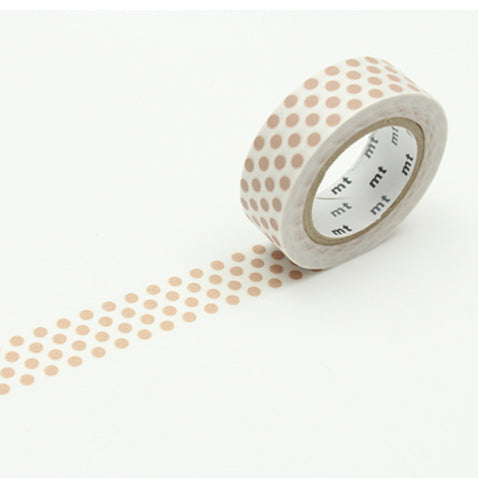 Dot Milk Tea MT Washi Tape