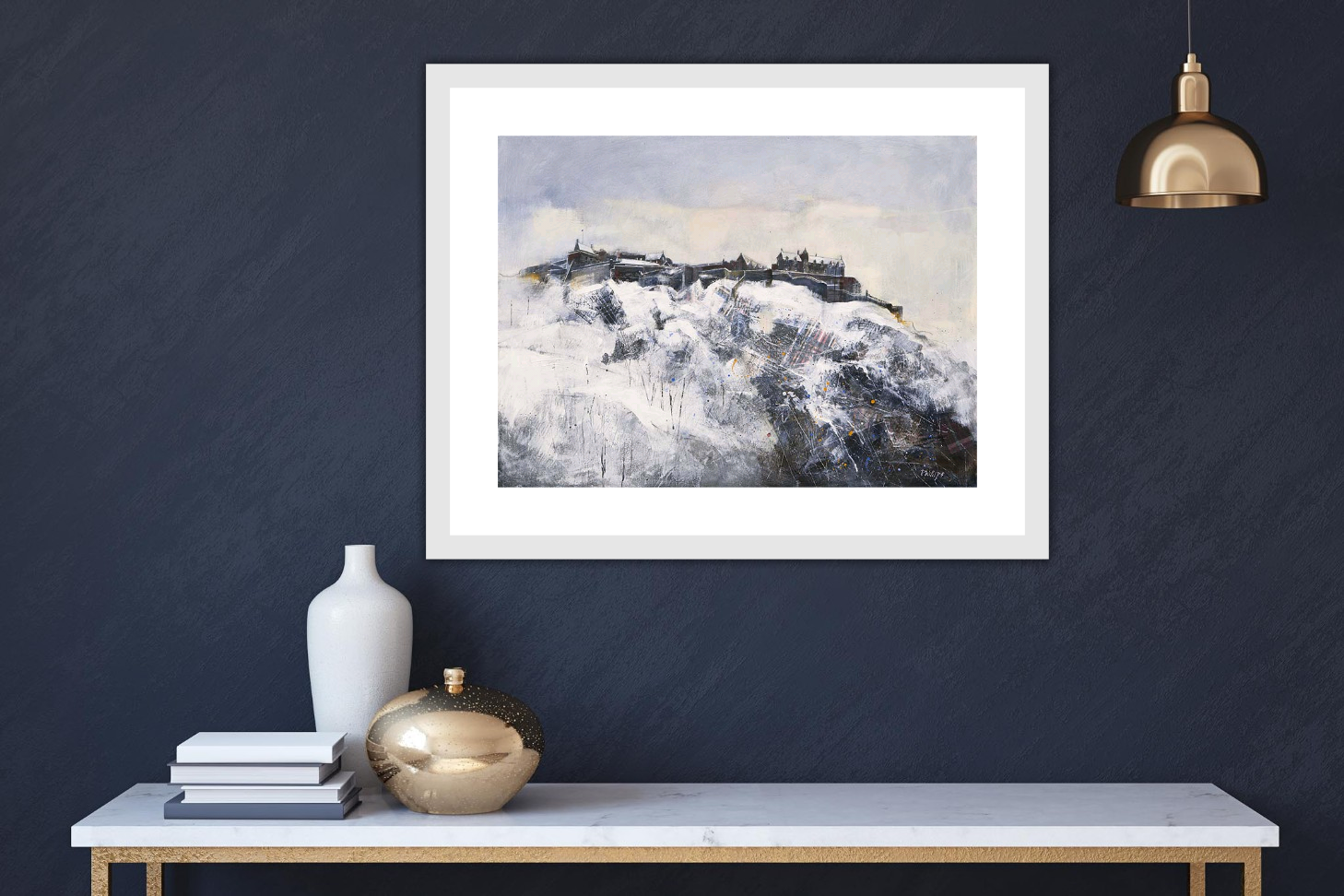 Edinburgh Castle Art Print