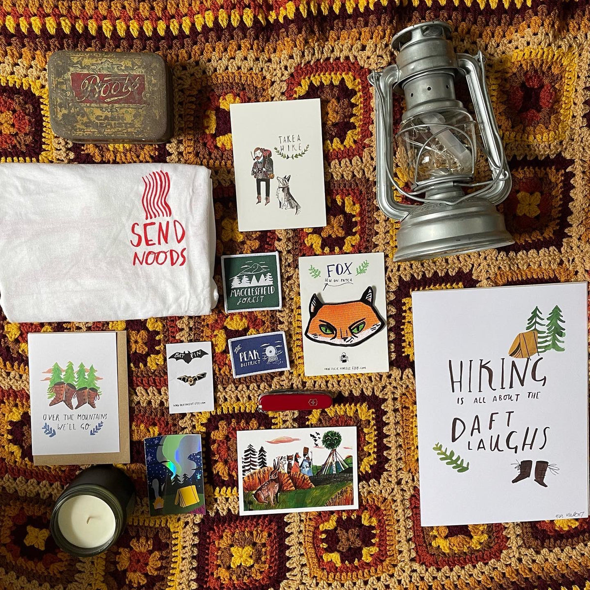 Hiking Is All About The Daft Laughs Print