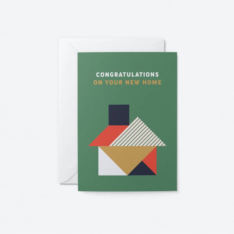 Geometric New Home Card