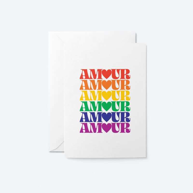 Amour Love & Friendship Card