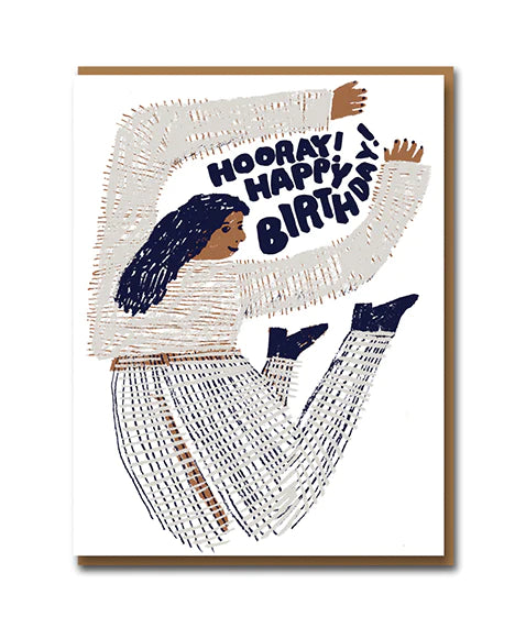 Hooray, Happy Birthday Card