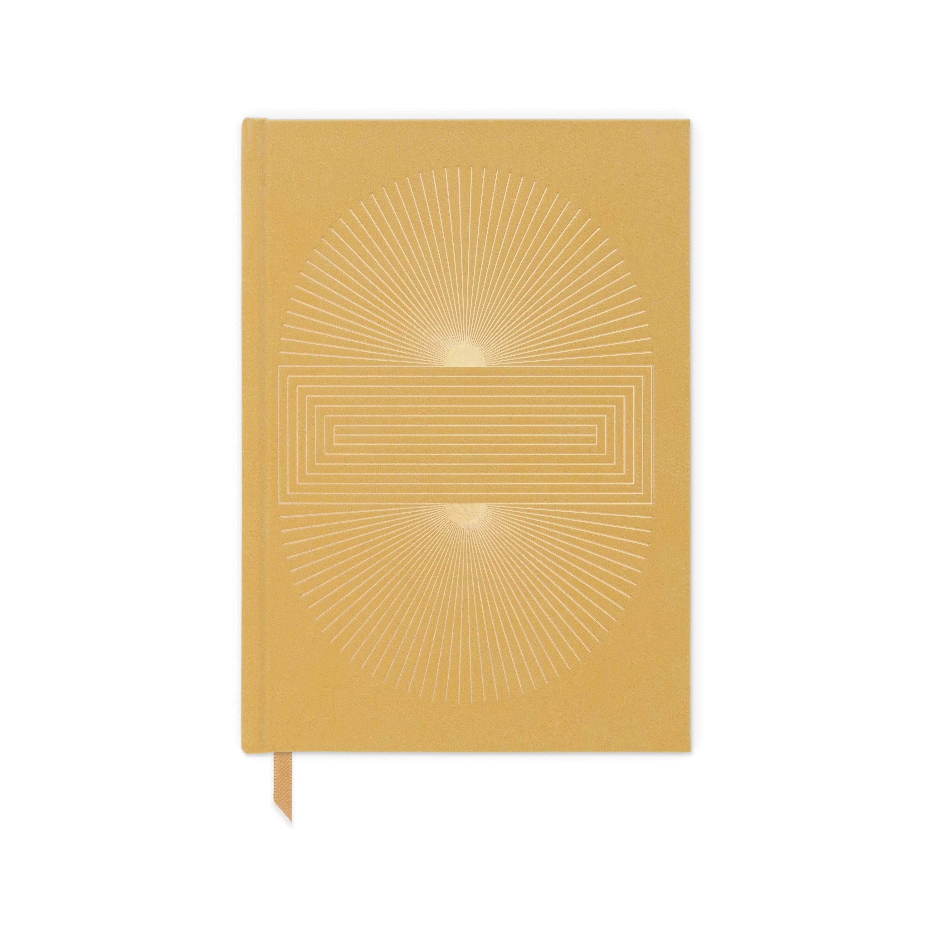 Radiant Sun Ochre Suede Cloth Journal