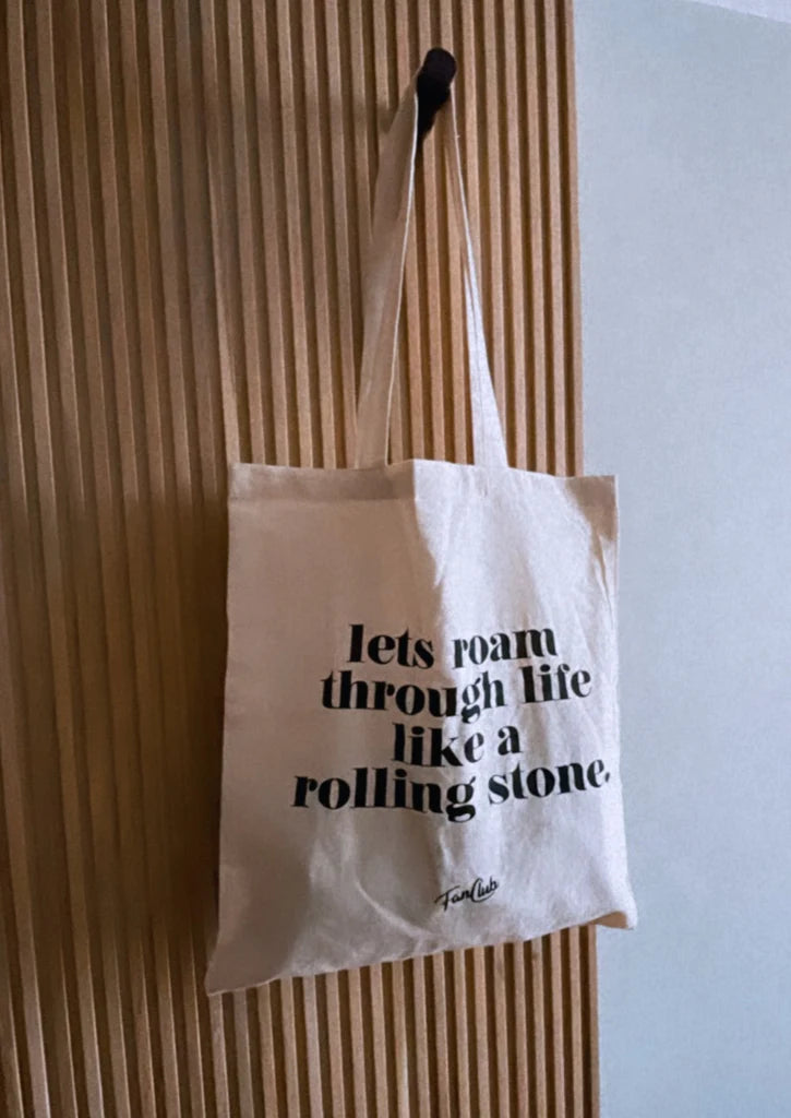 Rolling top beach tote