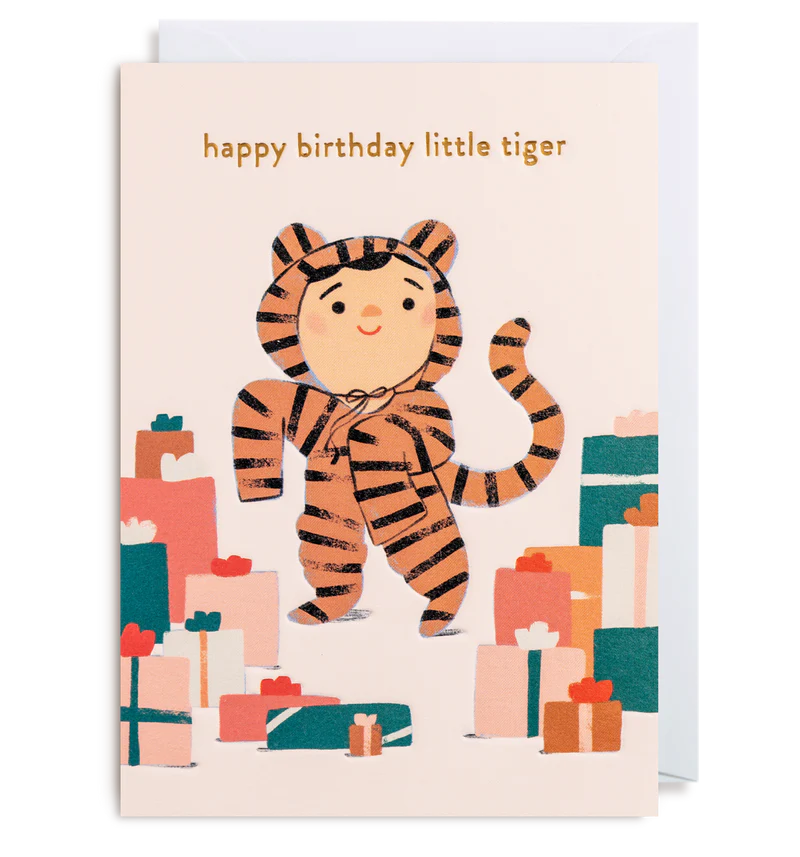 Little Tiger Birthday Card