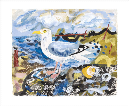 Mark Hearld - Herring Gull Blank Card
