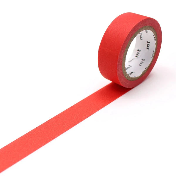 Matte Red MT Washi Tape