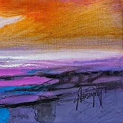 Magenta Sky Study I Art Print