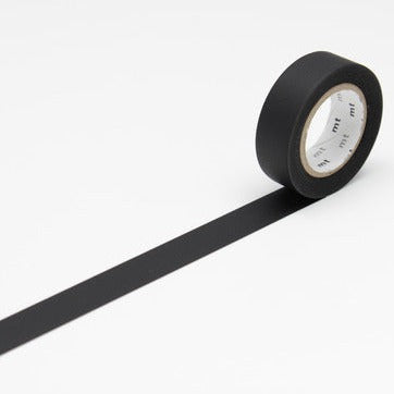 Matte Black MT Washi Tape