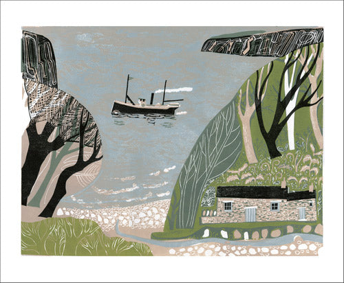 The Marine Walk Blank Card