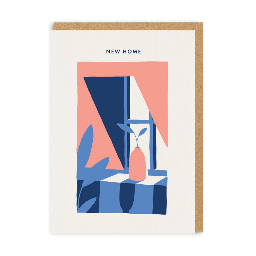 Window Still Life New Home Card