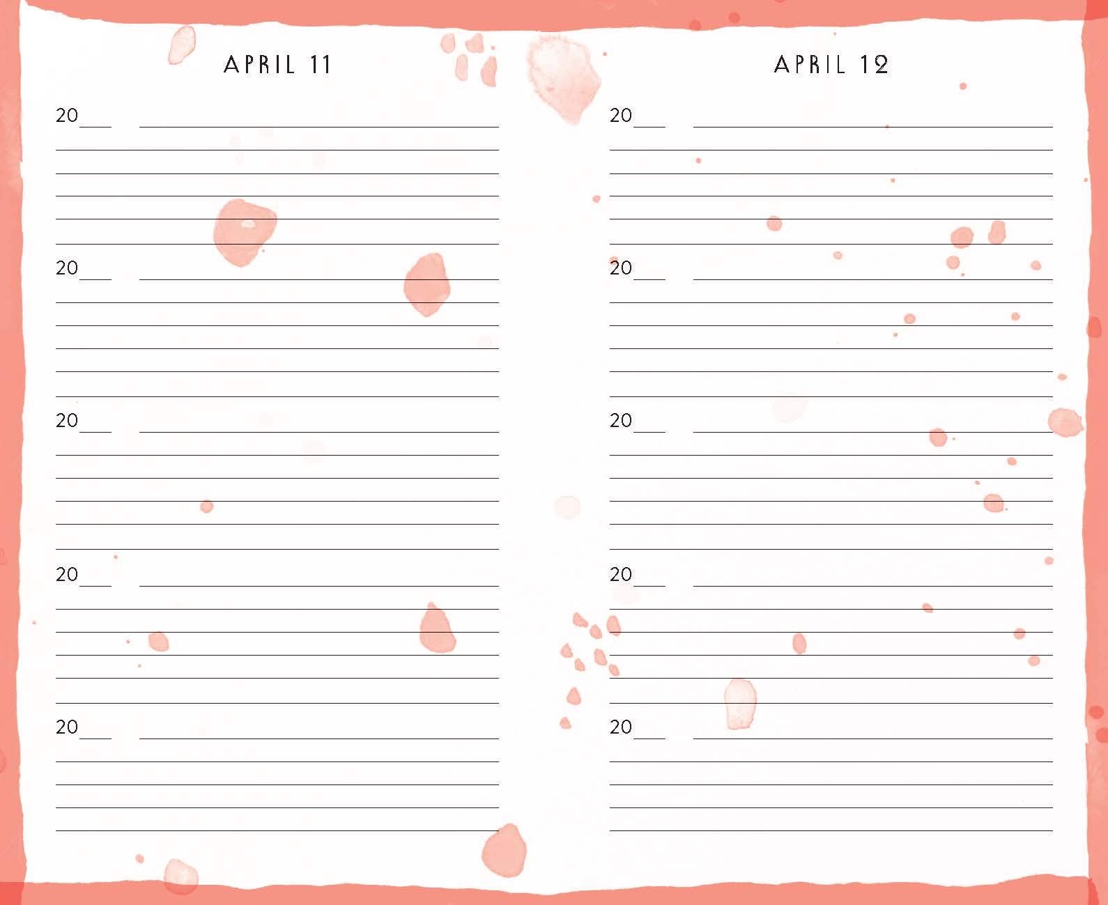 One Line A Day Journal - Rainbow