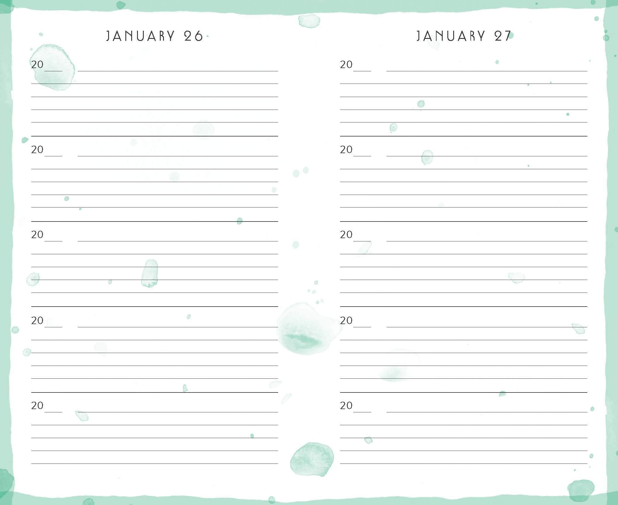 One Line A Day Journal - Rainbow