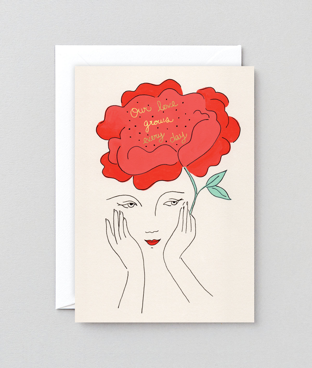 Our Love Grows Anniversary Card