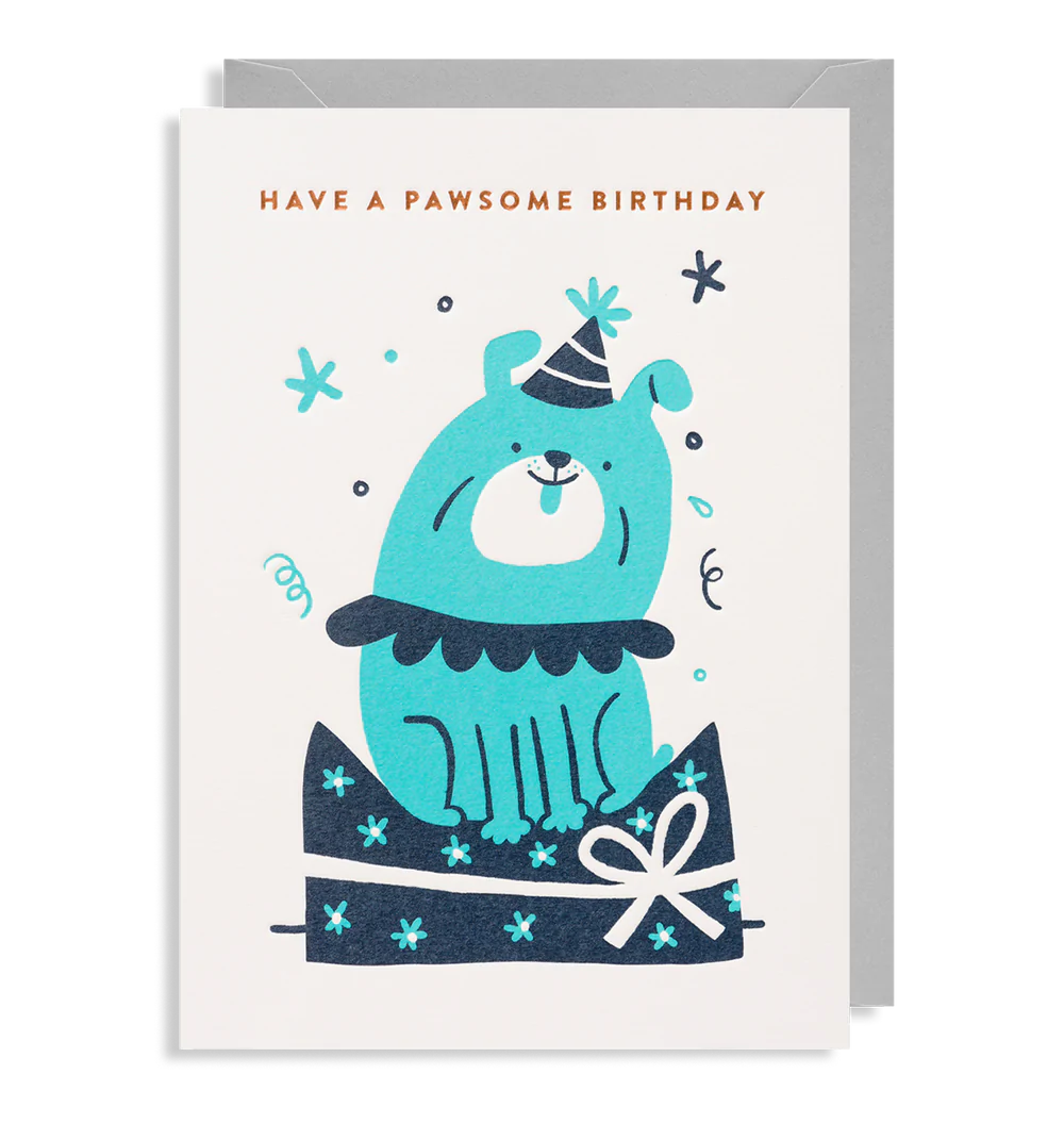 Pawsome Birthday Card