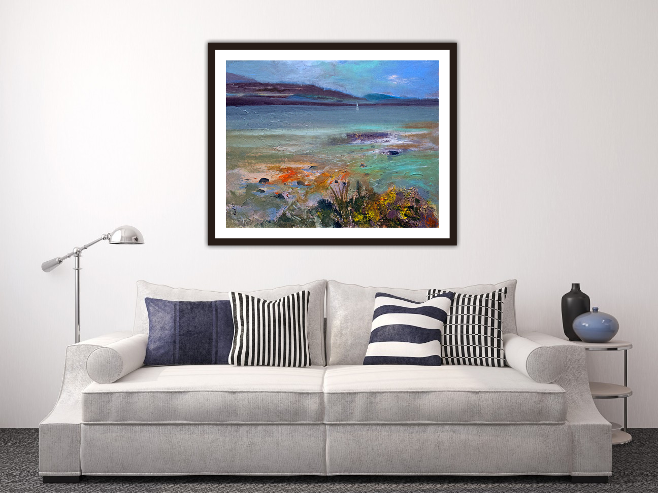 Rocky Shore Orkney Art Print