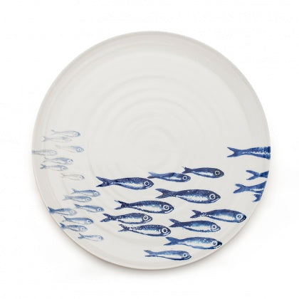 Large Earthenware Sardine Platter