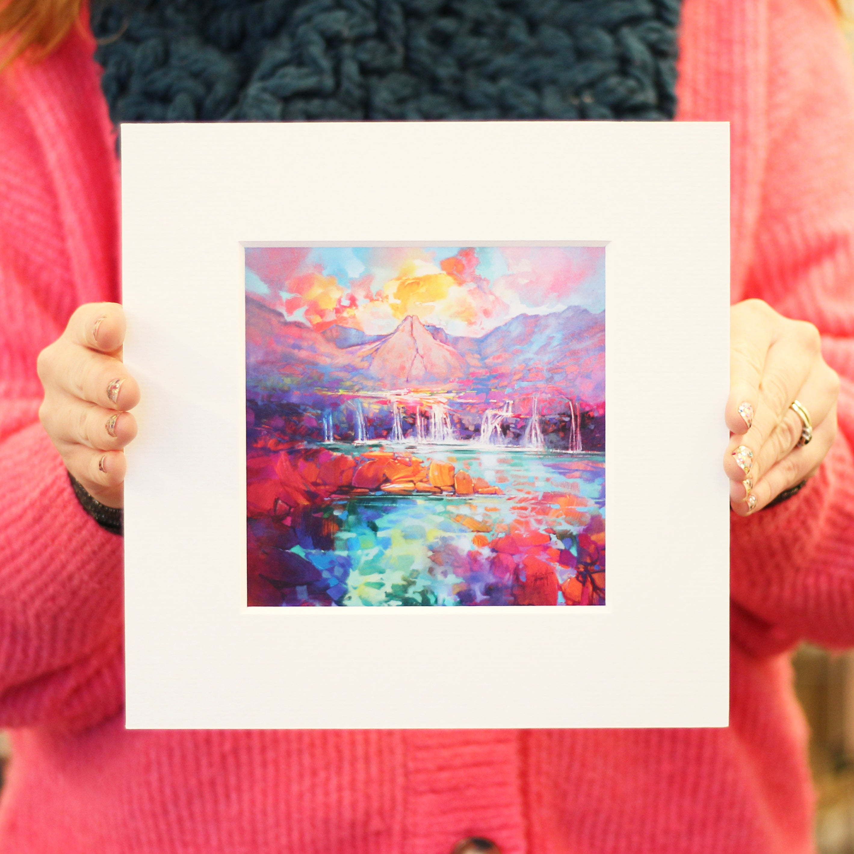 Fairy Pools of Skye Mounted Art Print