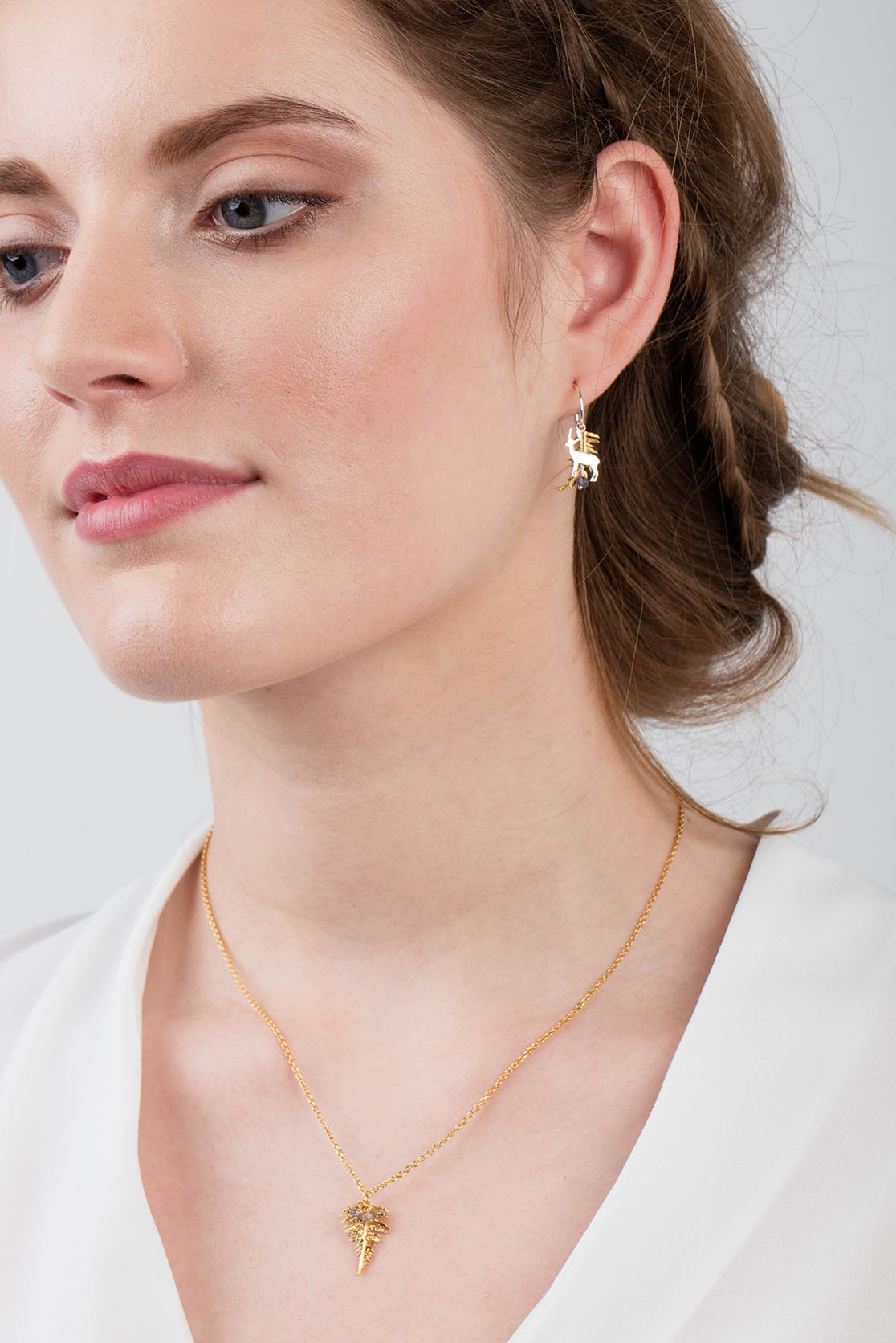Silver Fern Necklace