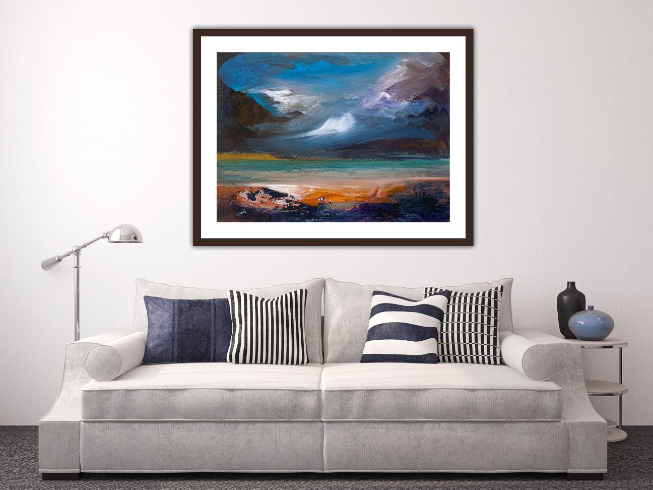 Walking The Dog Art Print