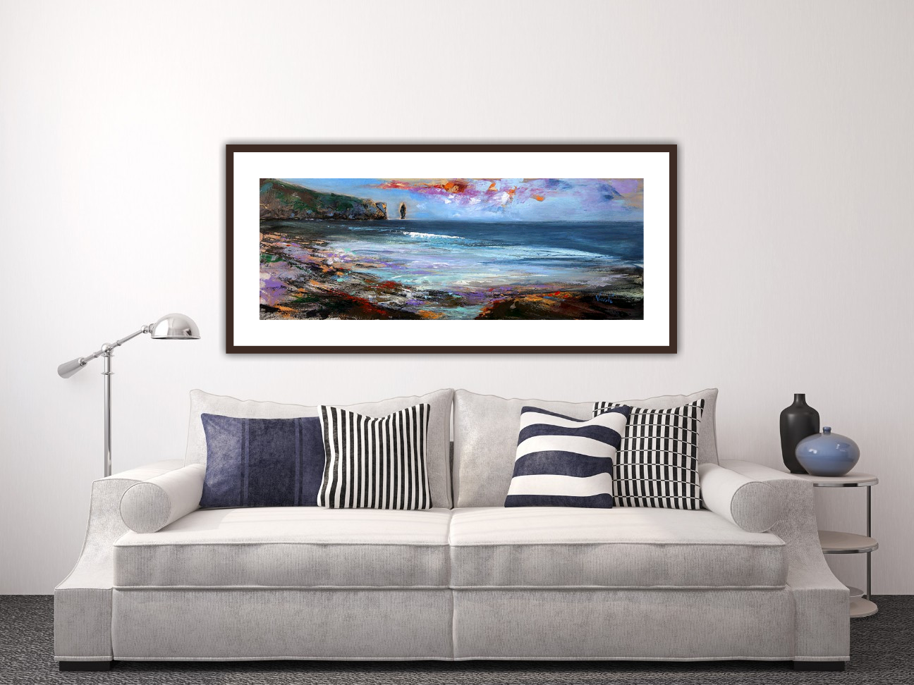 Working Of The Wind Sandwood Bay Art Print