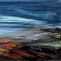 Working Of The Wind Sandwood Bay Art Print